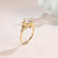 CausYou princess cut moissanite engagement ring Solid Gold Princess Cut Moissanite Engagement Ring, Promise Ring, Proposal Ring, Gift for Woman, Wife