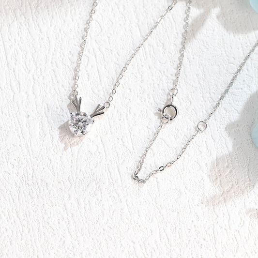 deer-horn-moissanite-necklace-pendant-gifts-for-her