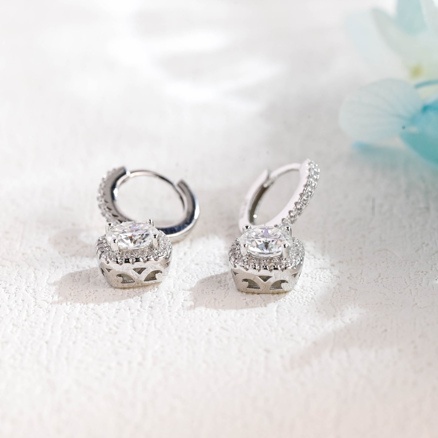 round-cut-moissanite-huggie-halo-earrings-gifts-for-her