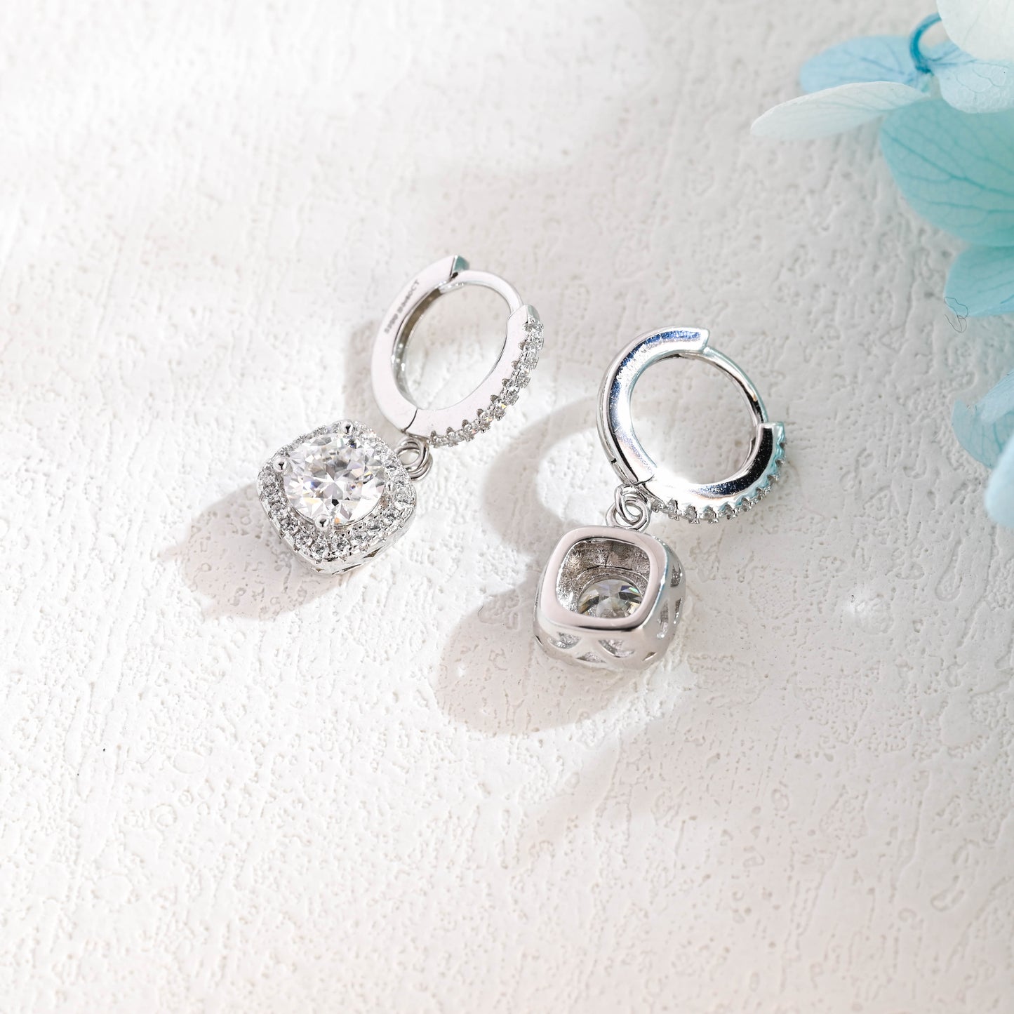 round-cut-moissanite-huggie-halo-earrings-gifts-for-her