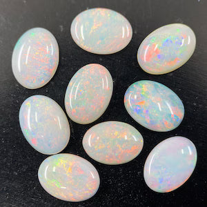 Natural Opal Oval Shape Gemstones for Birthstone Jewelry Making