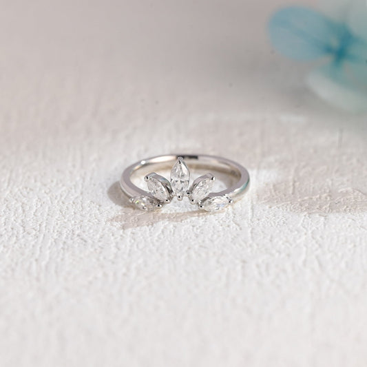 marquise-cut-moissanite-wedding-band-stacking-ring-engagement-ring