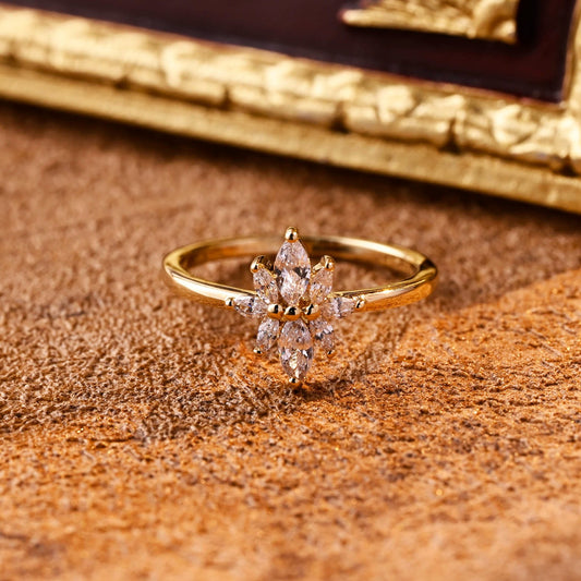 marquise-cluster-lab-grown-diamond-engagement-ring