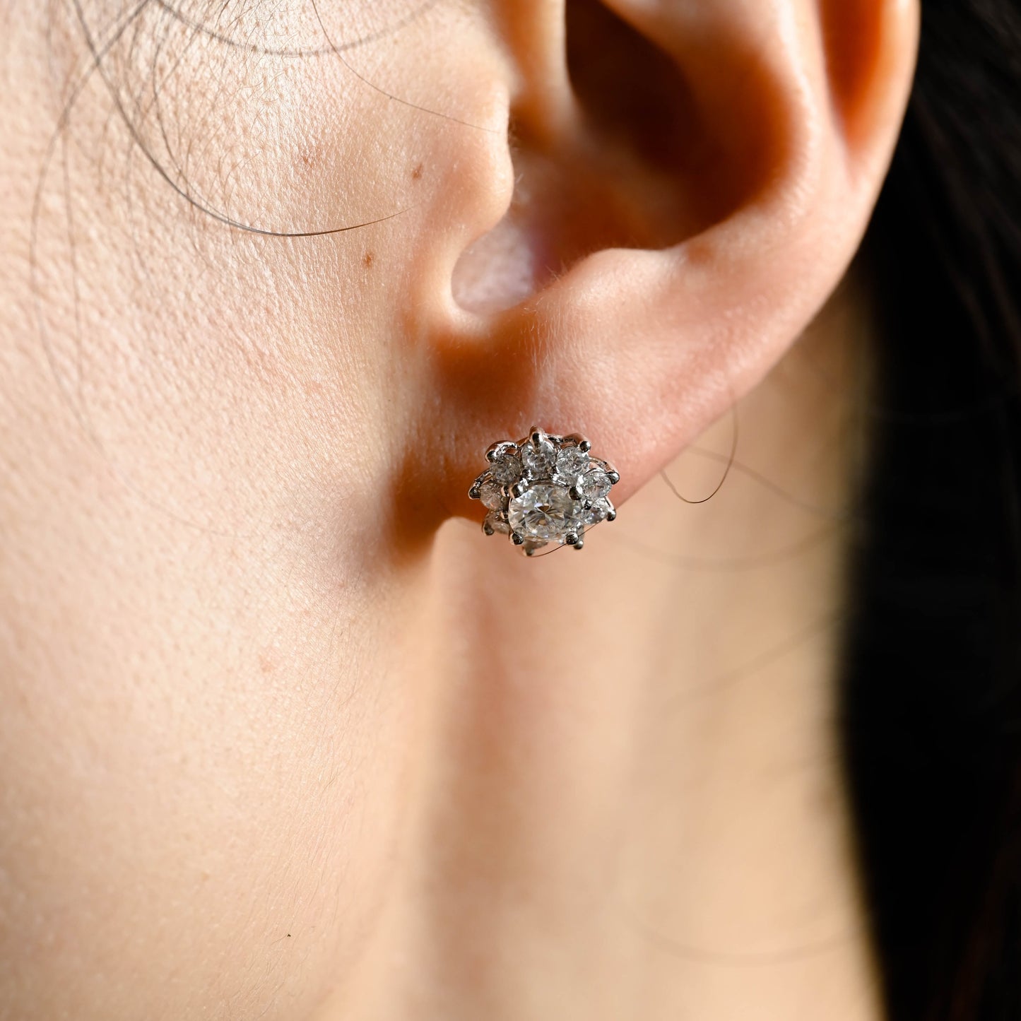 floral-insipired-moissanite-earring-studs-halo-studs