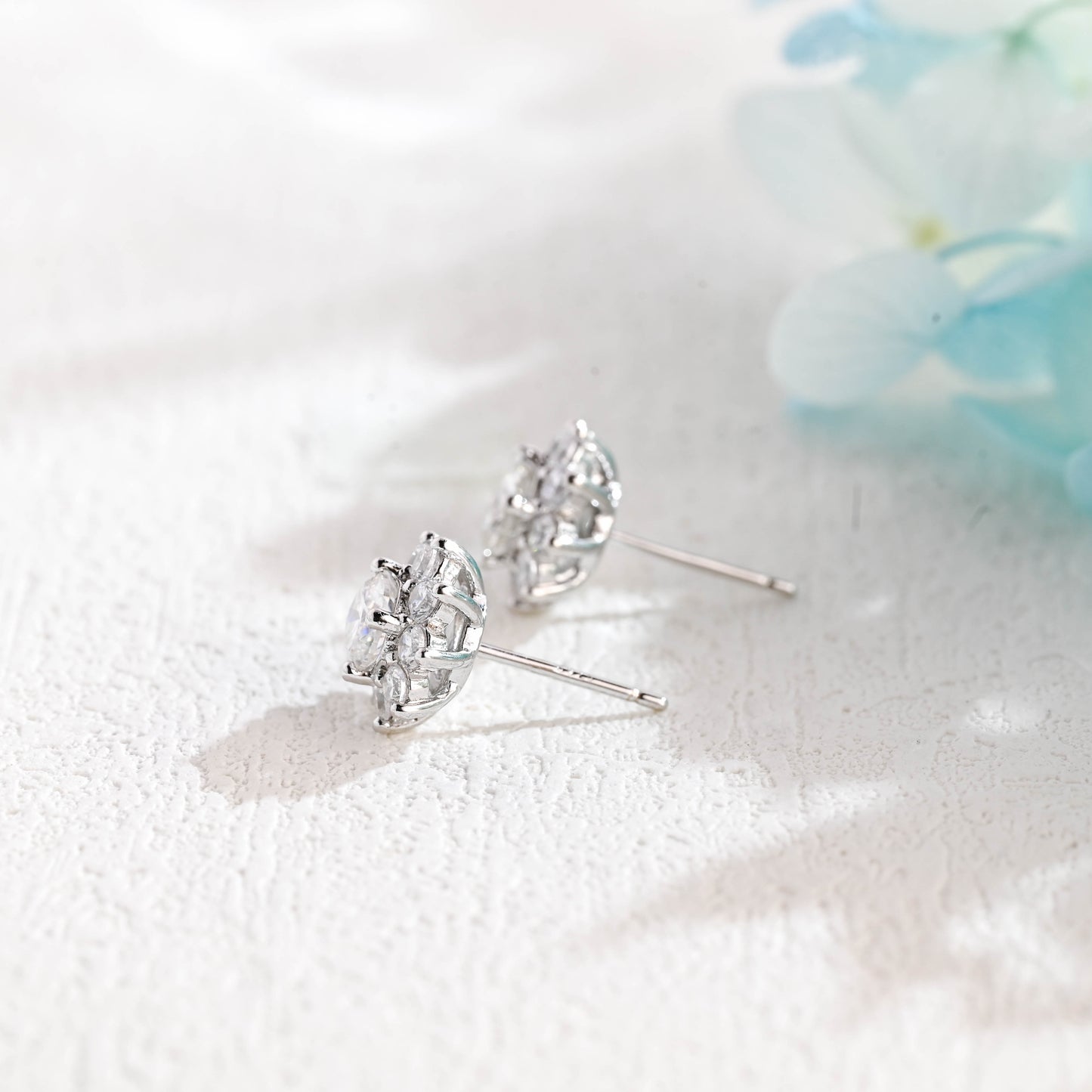 floral-insipired-moissanite-earring-studs-halo-studs