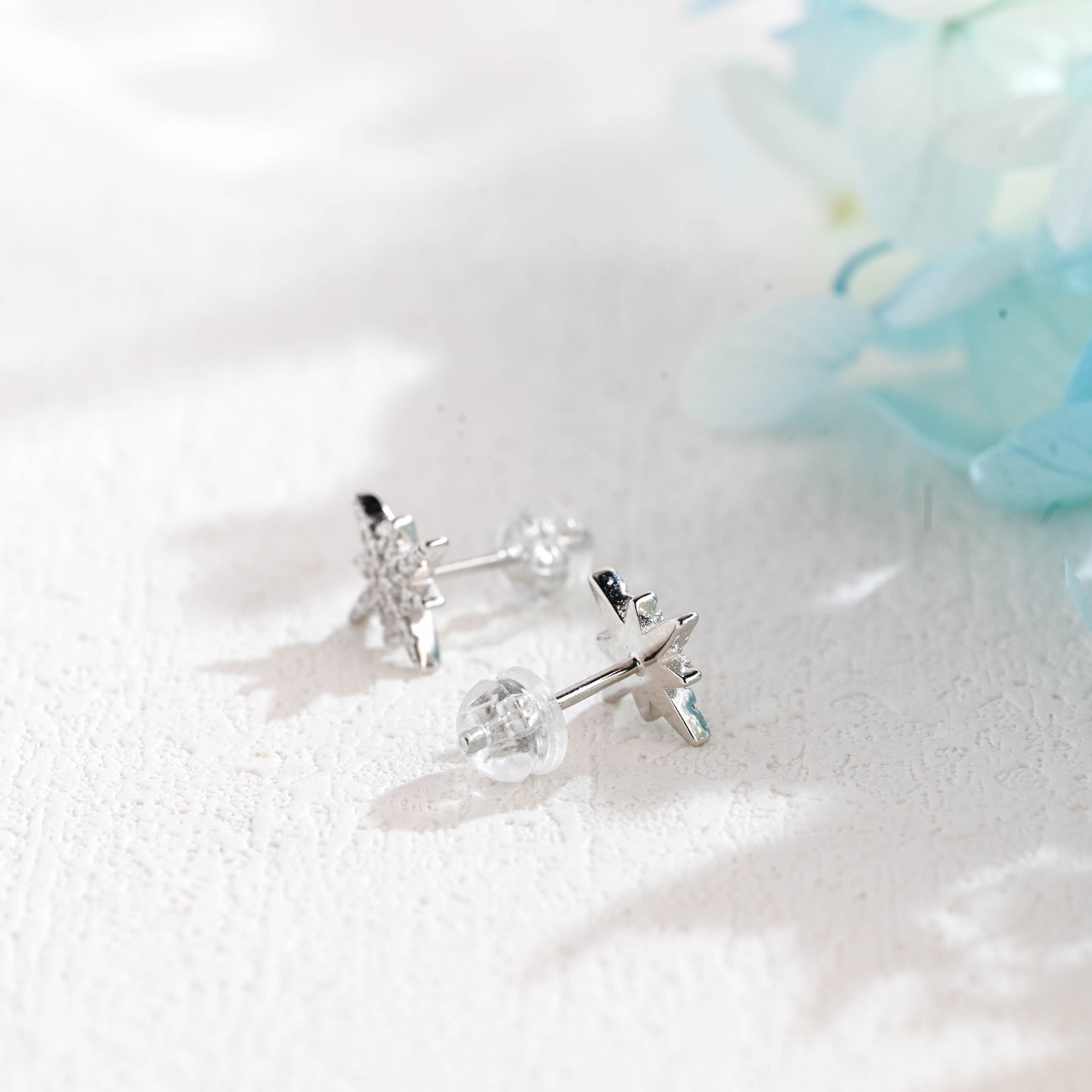 starburst-north-star-moissanite-earring-studs