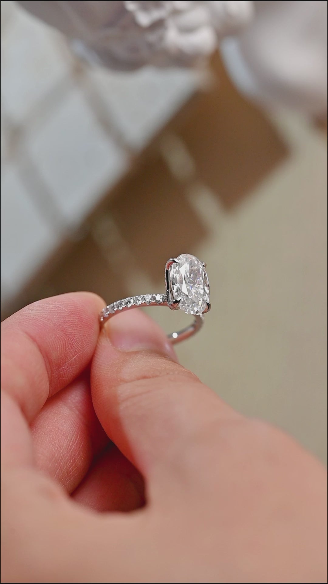 floral-inspired-oval-moissanite-engagement-ring-half-eternity-proposal-ring