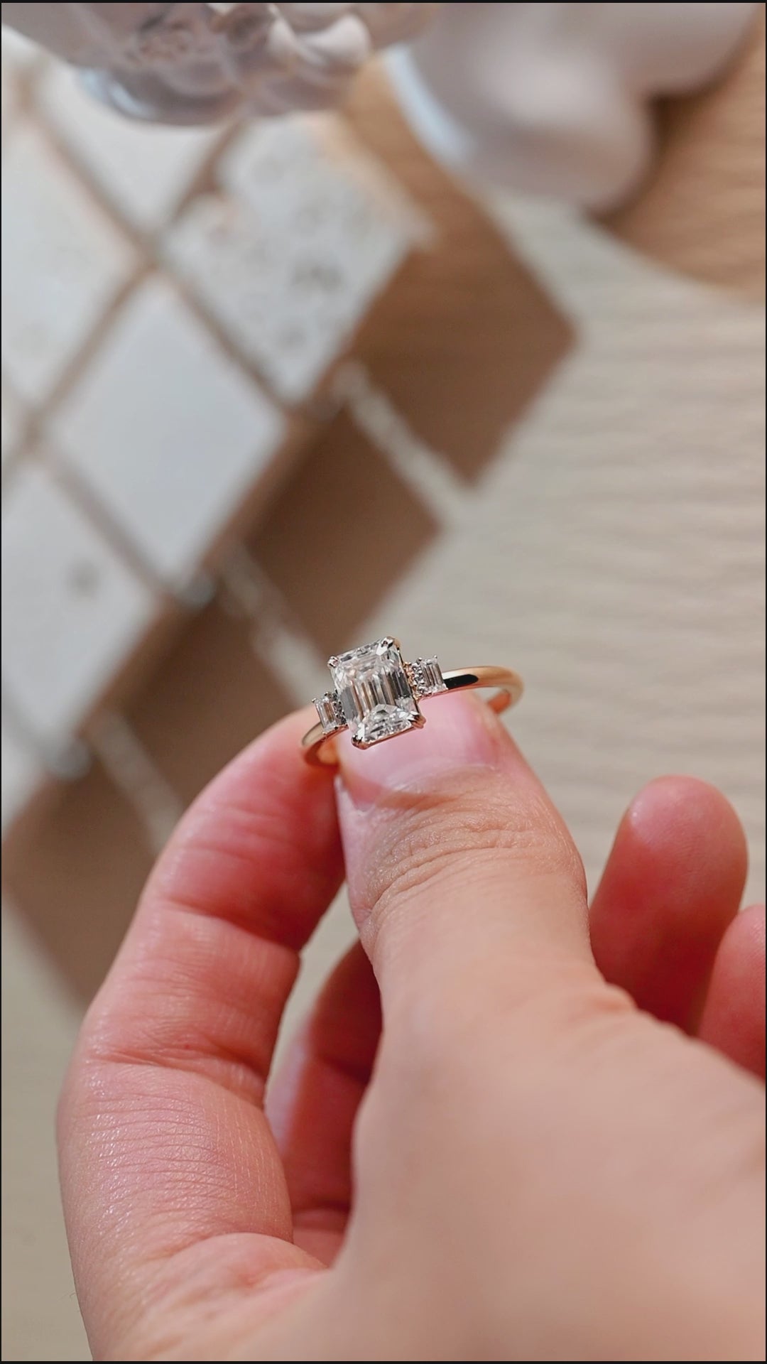 emerald-cut-moissanite-engagement-ring-solid-gold-ring-promise-ring-gift