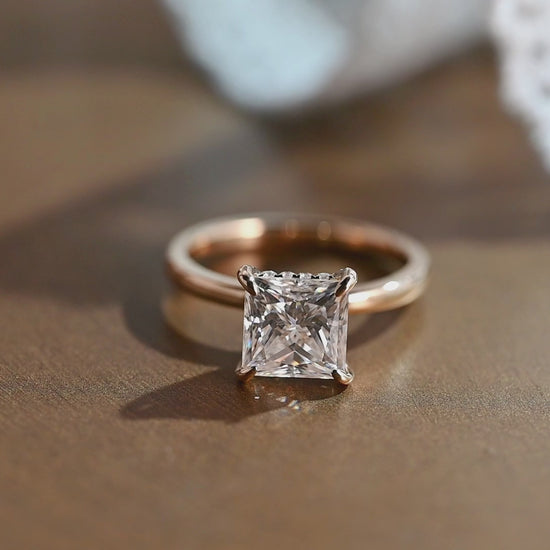 Hidden-halo-princess-cut-moissanite-engagement-ring-solitaire-wedding-ring