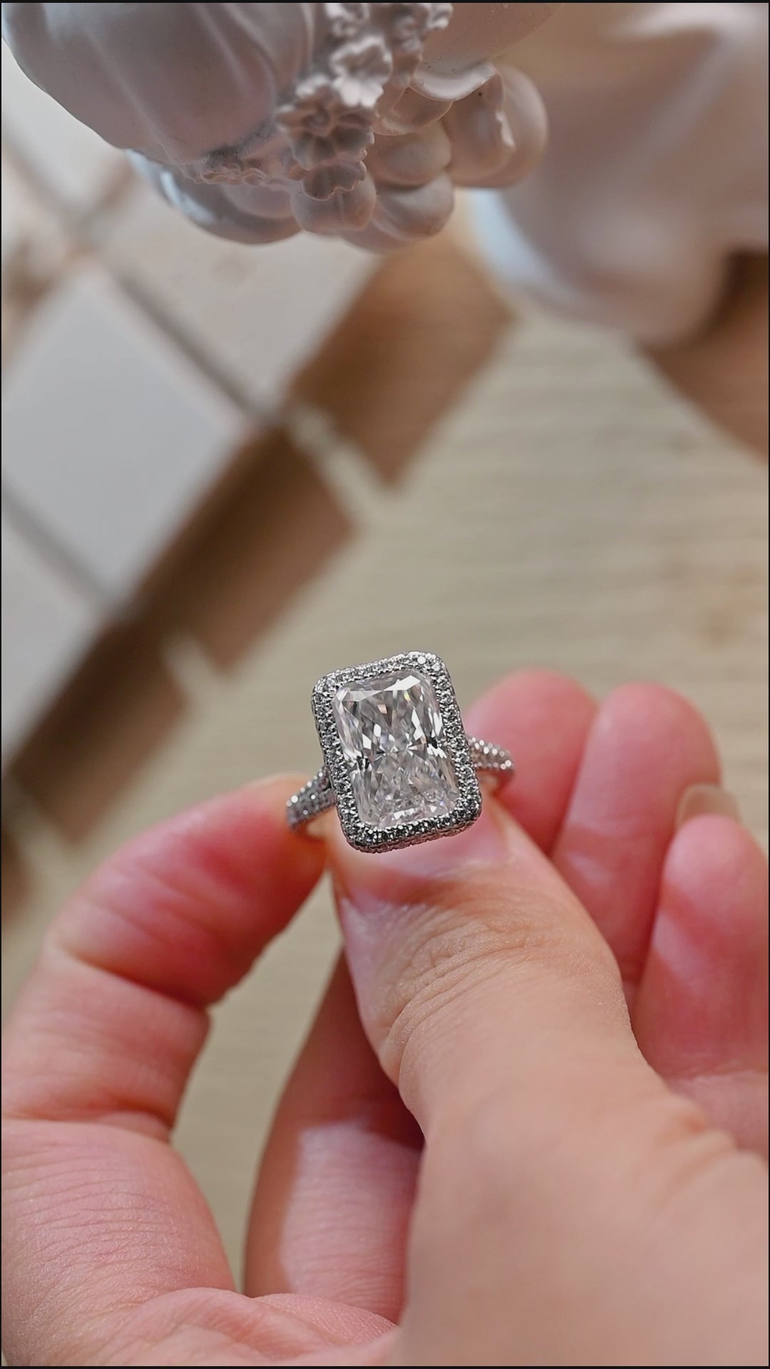 solid-gold-crushed-ice-radiant-cut-moissanite-engagement-ring-split-shank