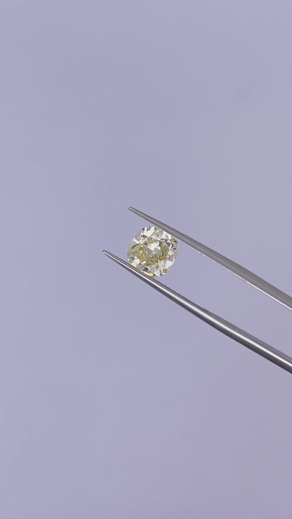 IGI Certificate Cushion Cut Yellow Lab Diamond