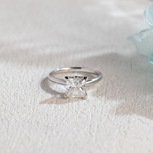 princess-cut-moissanite-engagement-ring-wedding-ring-solitaire-ring