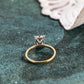 radiant-cut-lab-grown-diamond-engagement-ring-two-tone-wedding-ring