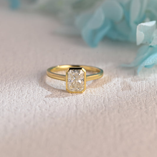 crushed-ice-cut-radiant-engagement-ring-wedding-ring-bezel-ring