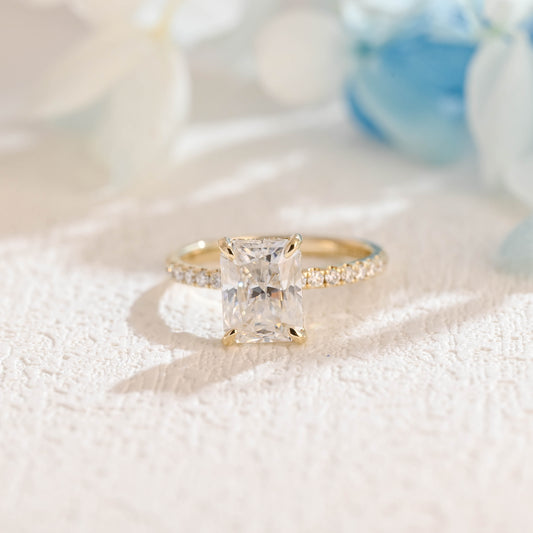 radiant-cut-moissanite-engagement-ring-wedding-ring-hidden-halo-ring