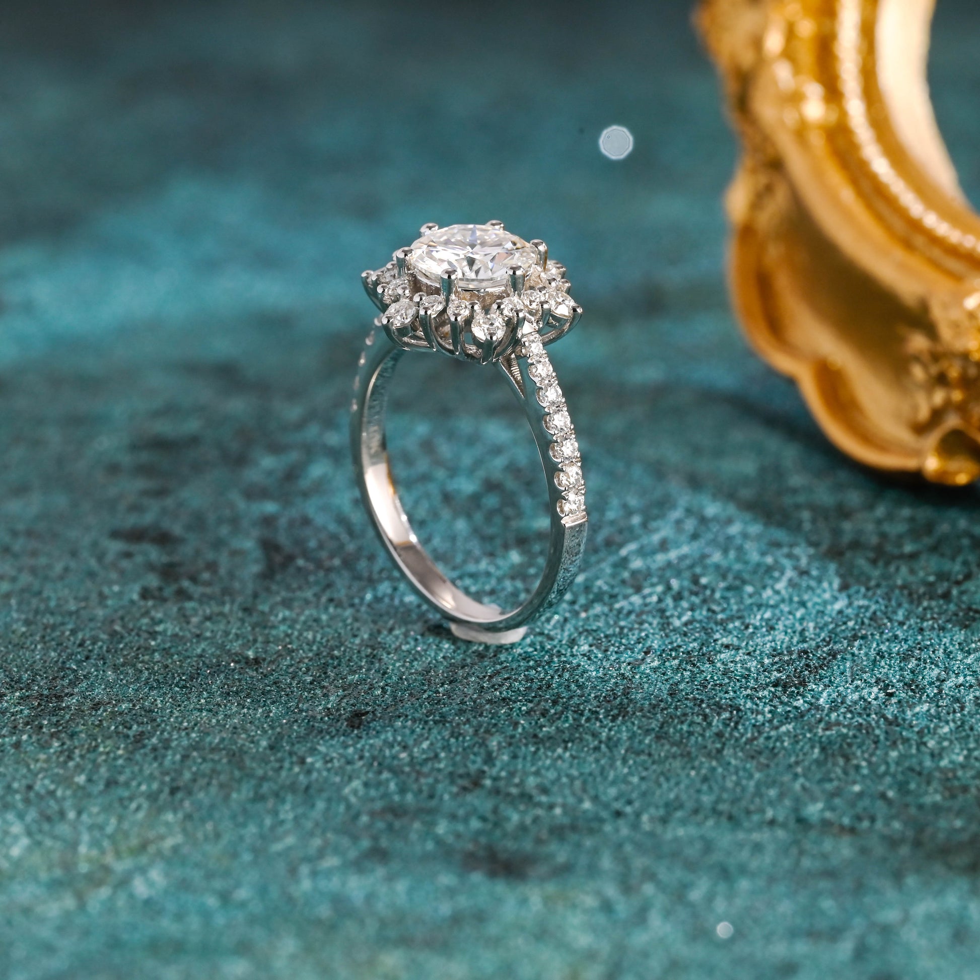 snowflake-round-cut-lab-diamond-engagement-ring-wedding-ring-halo-ring