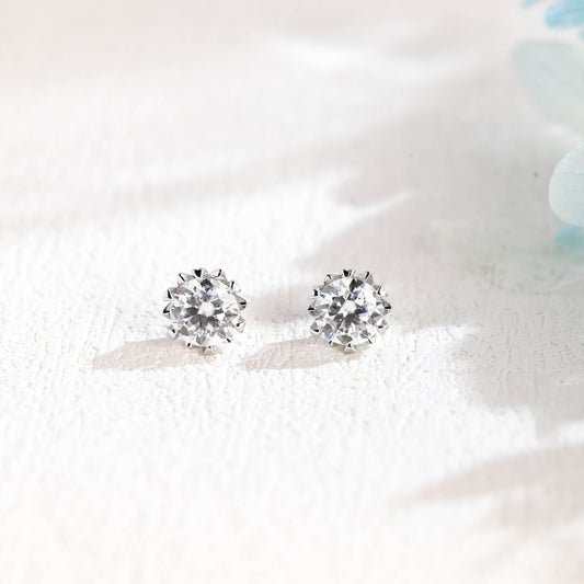 floral-inspired-round-cut-moissanite-earrings-studs-for-women