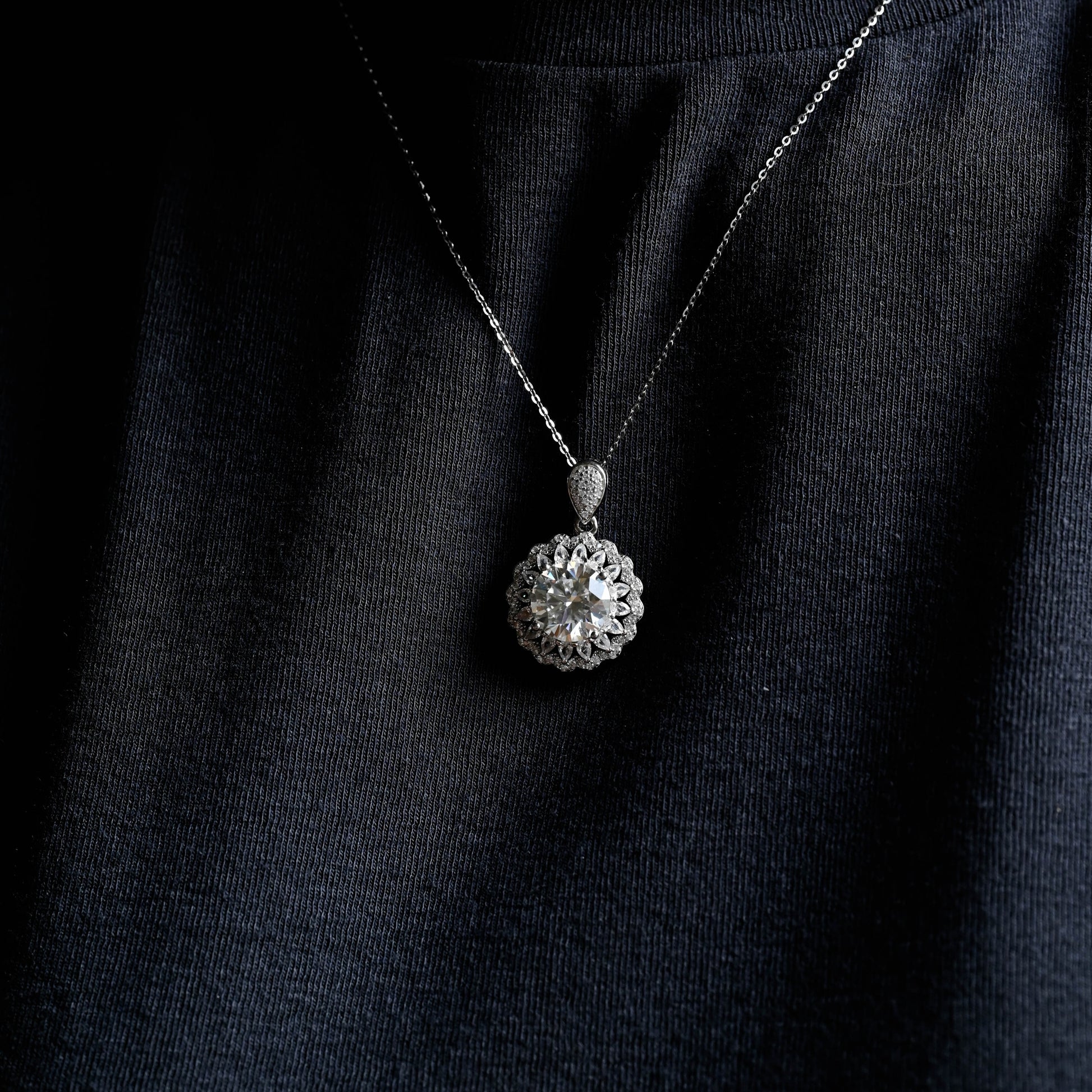 round-cut-moissanite-halo-pendant-vintage-style-necklace