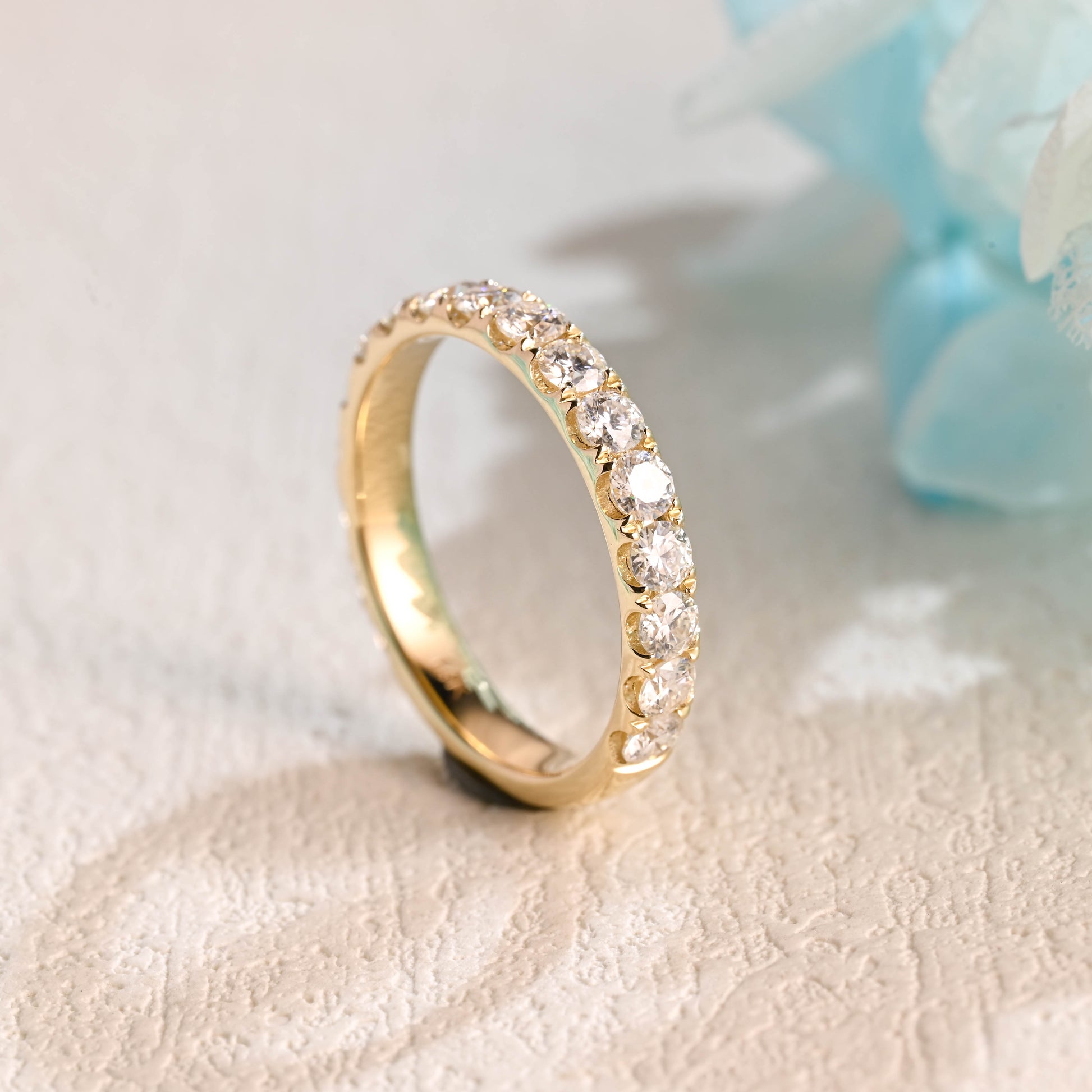 round-cut-moissanite-wedding-band-wide-band-ring-stacking-ring