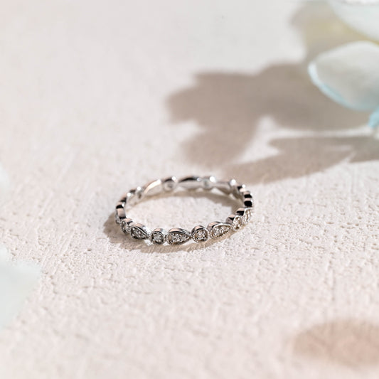 round-cut-moissanite-beaded-wedding-band-matching-ring